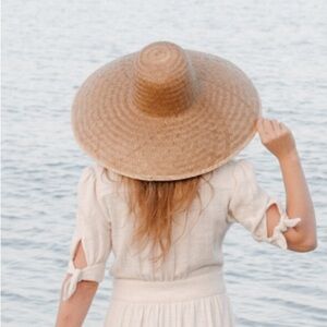 Communitie Large Natural Straw Sunhat